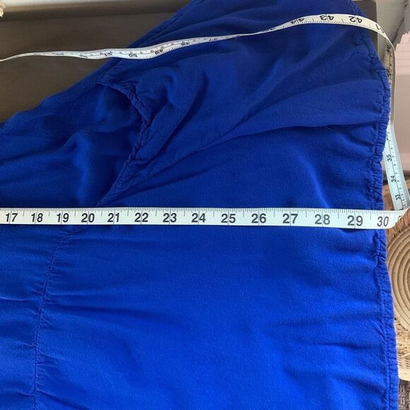 AMERICAN EAGLE Women’s Skater Slip Mini Dress Pockets Blue Size Small - Picture 13 of 14